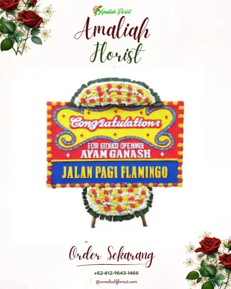 Sewa Papan Bunga Sumber Gading